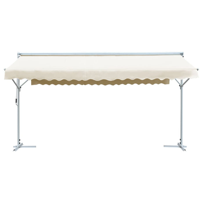 Copertină cu structură independentă, crem, 600 x 300 cm - WALTI WALTI