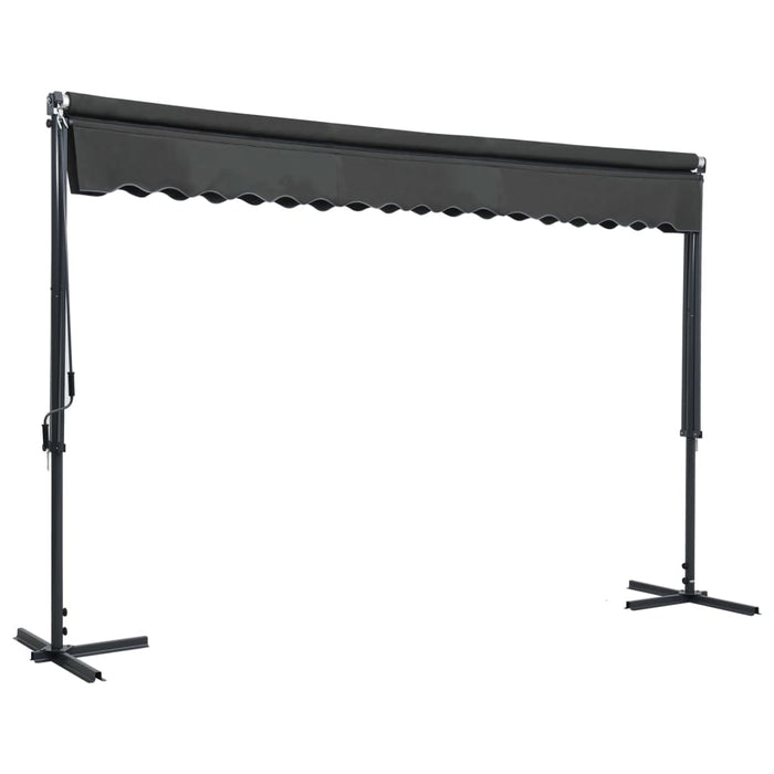 Copertină cu structură independentă, antracit, 400 x 300 cm - WALTI WALTI