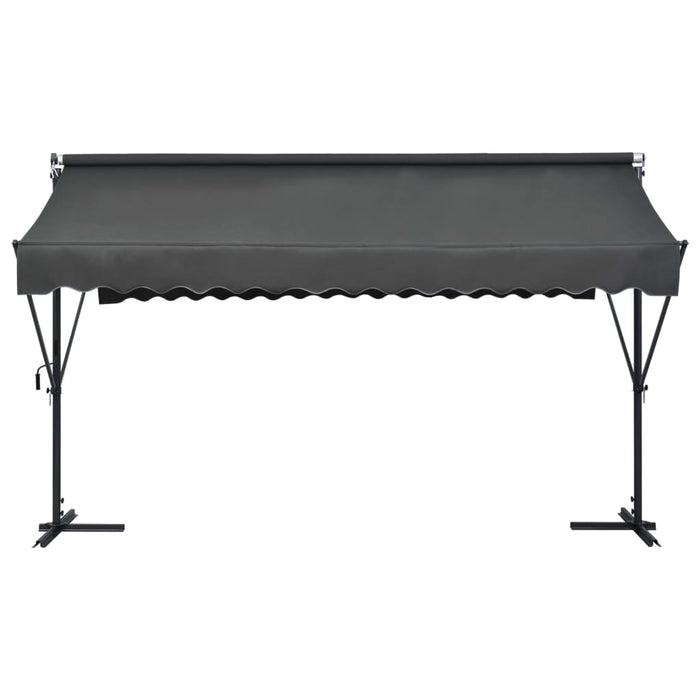 Copertină cu structură independentă, antracit, 400 x 300 cm - WALTI WALTI