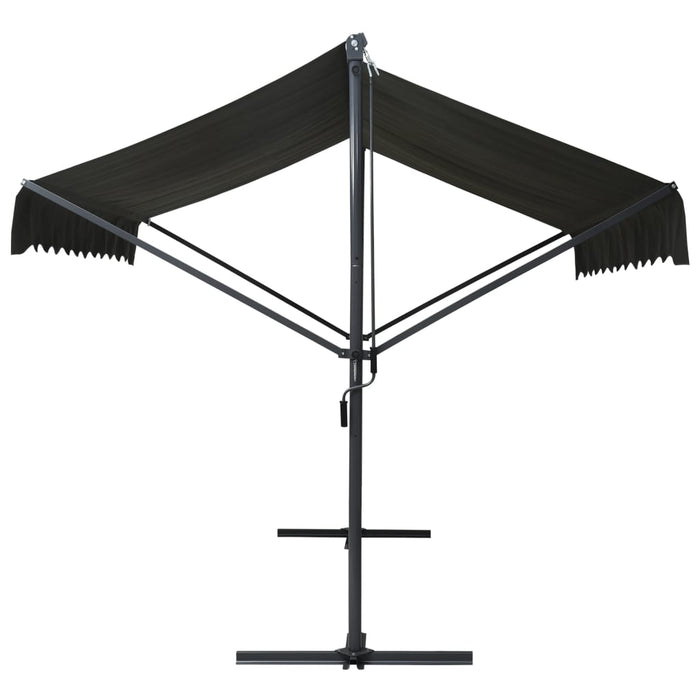 Copertină cu structură independentă, antracit, 400 x 300 cm - WALTI WALTI