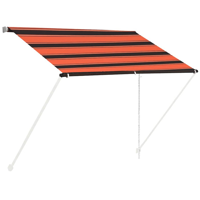 Copertină retractabilă, portocaliu și maro, 100 x 150 cm - WALTI WALTI