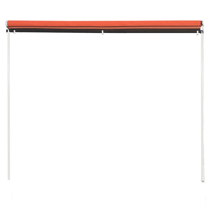 Copertină retractabilă, portocaliu și maro, 100 x 150 cm - WALTI WALTI