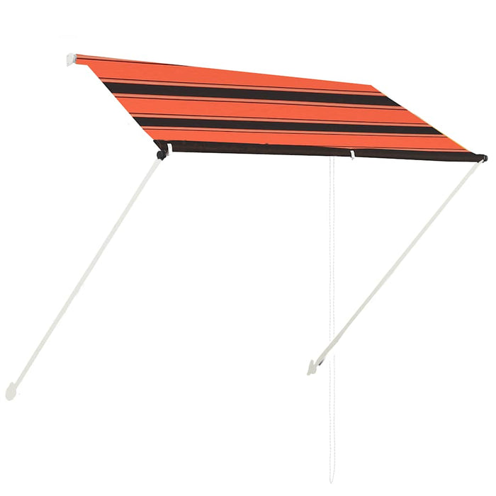 Copertină retractabilă, portocaliu și maro, 200 x 150 cm - WALTI WALTI