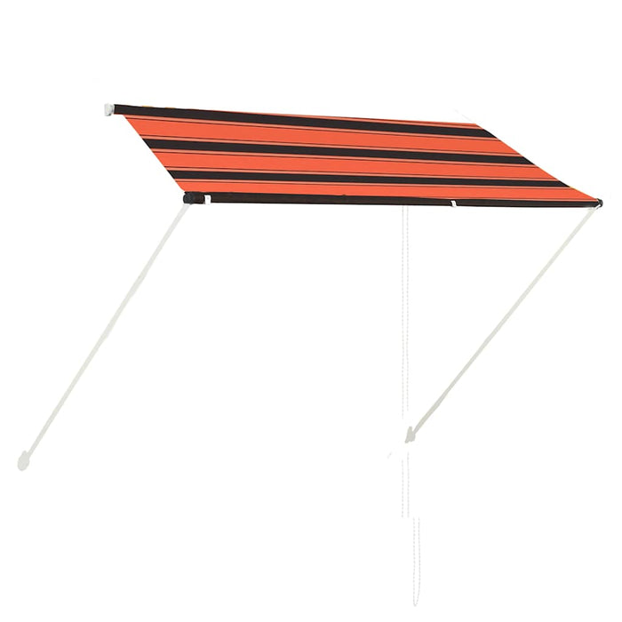 Copertină retractabilă, portocaliu și maro, 250 x 150 cm - WALTI WALTI