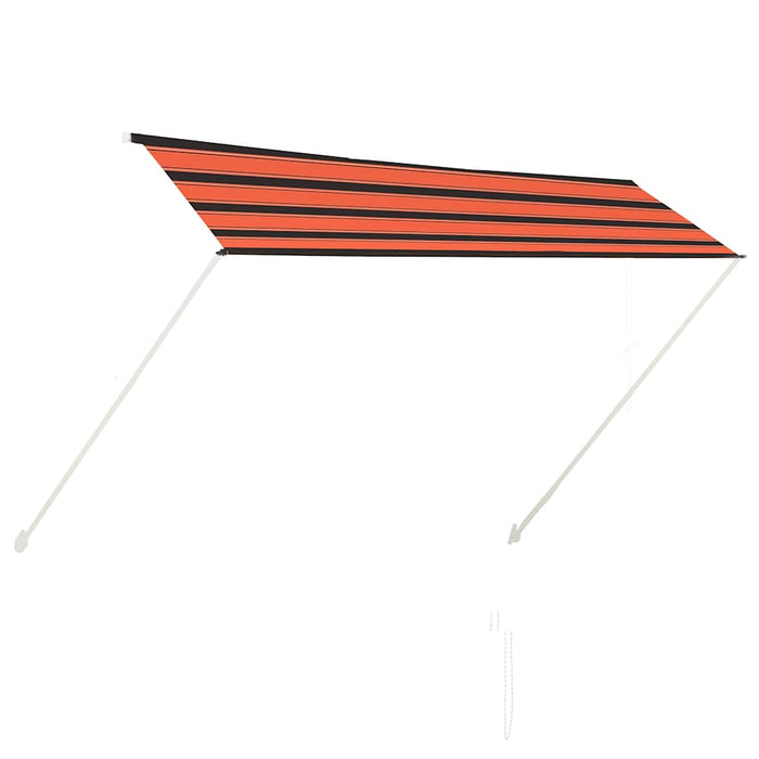 Copertină retractabilă, portocaliu și maro, 300 x 150 cm - WALTI WALTI