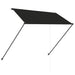 Copertină retractabilă cu LED, antracit, 250 x 150 cm - WALTI WALTI