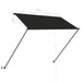 Copertină retractabilă cu LED, antracit, 250 x 150 cm - WALTI WALTI