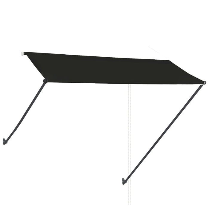 Copertină retractabilă cu LED, antracit, 300 x 150 cm WALTI