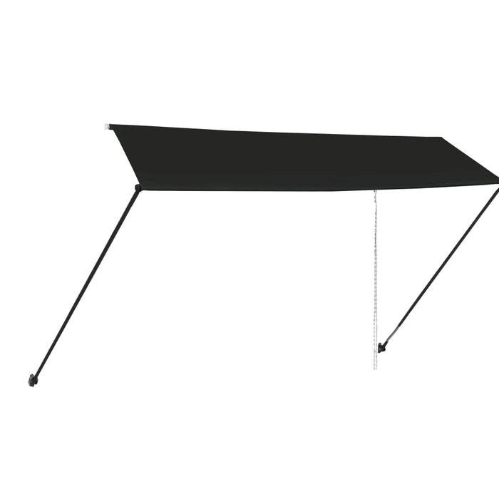 Copertină retractabilă cu LED, antracit, 350 x 150 cm WALTI