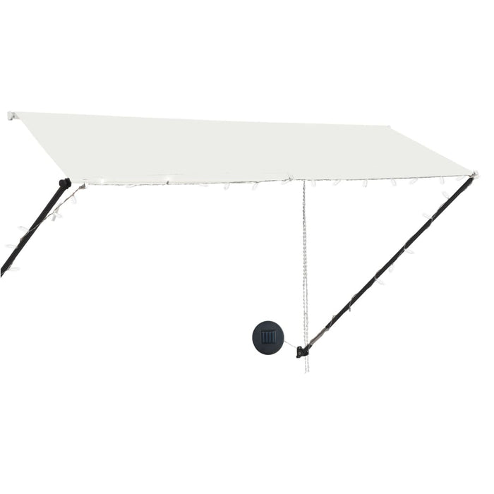 Copertină retractabilă cu LED, crem, 300 x 150 cm WALTI