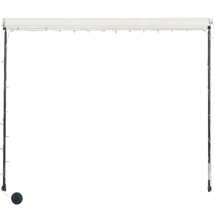 Copertină retractabilă cu LED, crem, 300 x 150 cm WALTI