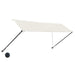 Copertină retractabilă cu LED, crem, 350 x 150 cm - WALTI WALTI