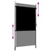 Jaluzea tip rulou de exterior, antracit, 120 x 270 cm - WALTI WALTI