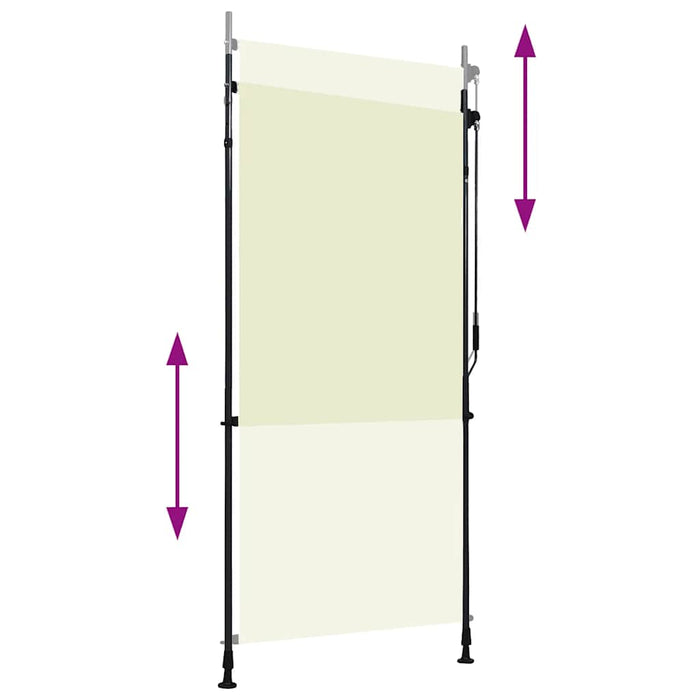 Jaluzea tip rulou de exterior, crem, 100 x 270 cm - WALTI WALTI