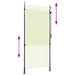 Jaluzea tip rulou de exterior, crem, 100 x 270 cm - WALTI WALTI