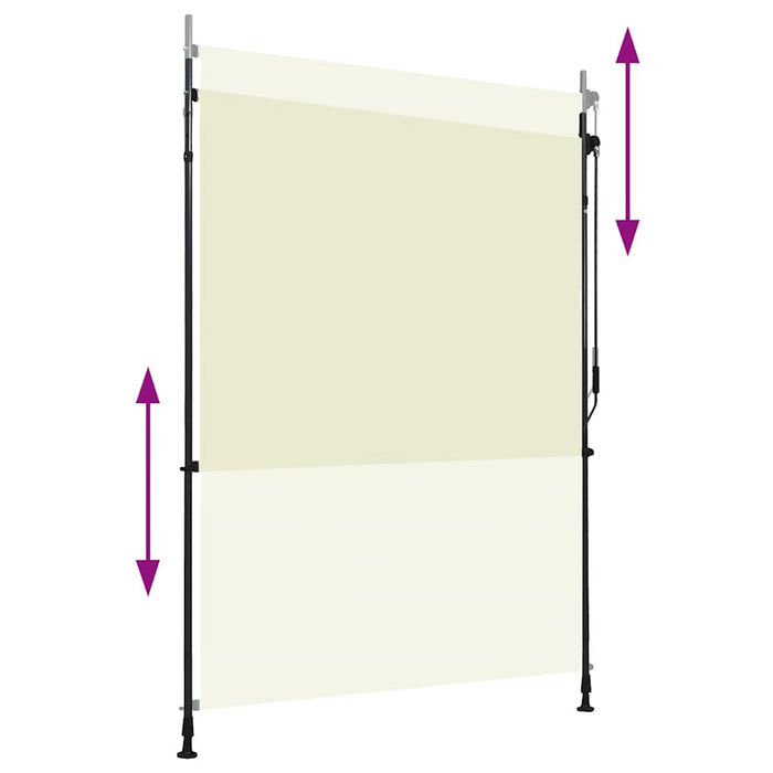 Jaluzea tip rulou de exterior, crem, 150 x 270 cm - WALTI WALTI