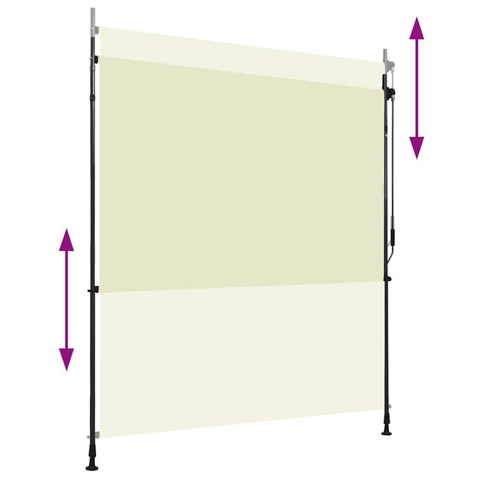 Jaluzea tip rulou de exterior, crem, 200 x 270 cm - WALTI WALTI
