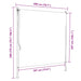 Jaluzea tip rulou de exterior, crem, 200 x 270 cm - WALTI WALTI