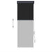 Jaluzea tip rulou de exterior, antracit, 60 x 250 cm - WALTI WALTI