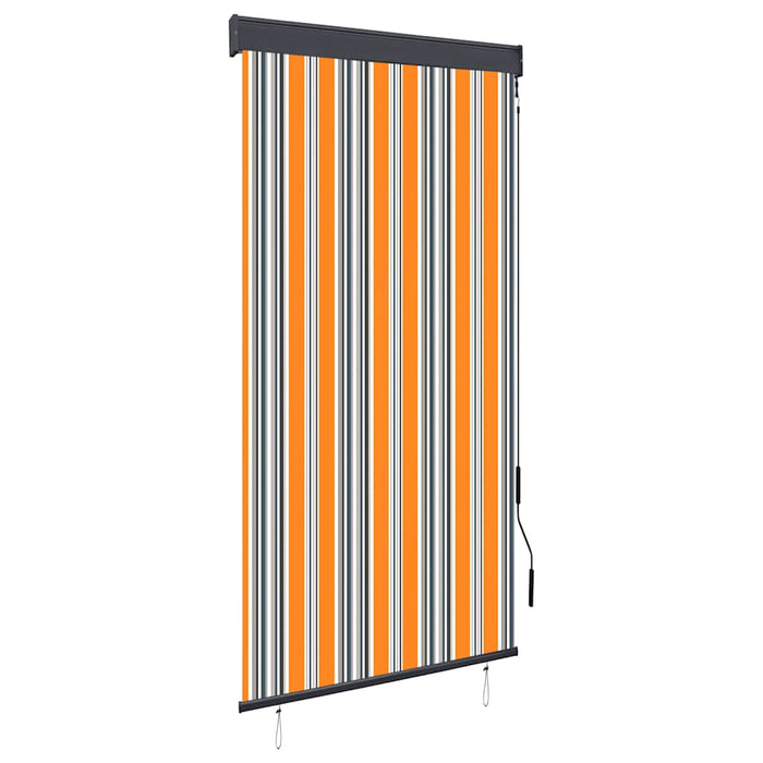Jaluzea tip rulou de exterior, galben și albastru, 80 x 250 cm - WALTI WALTI