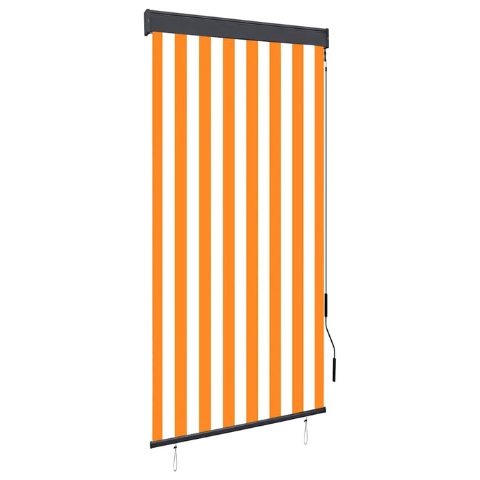 Jaluzea tip rulou de exterior, alb și portocaliu, 80 x 250 cm - WALTI WALTI
