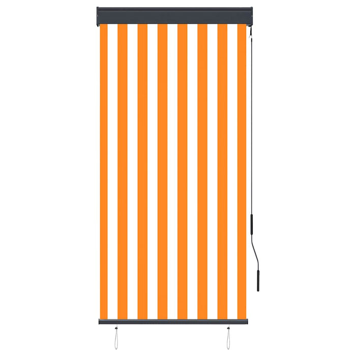 Jaluzea tip rulou de exterior, alb și portocaliu, 80 x 250 cm - WALTI WALTI