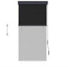 Jaluzea tip rulou de exterior, antracit, 80 x 250 cm - WALTI WALTI