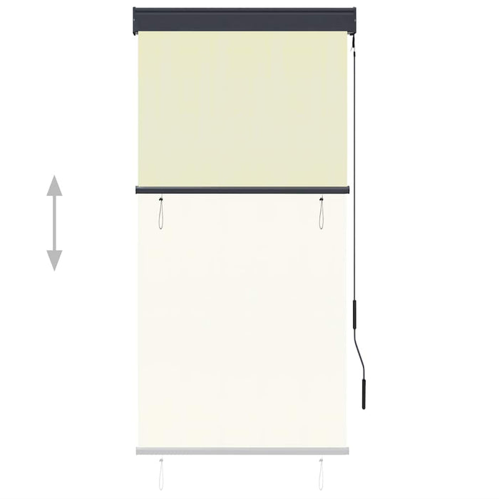 Jaluzea tip rulou de exterior, crem, 80 x 250 cm - WALTI WALTI