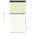 Jaluzea tip rulou de exterior, crem, 80 x 250 cm - WALTI WALTI