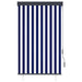 Jaluzea tip rulou de exterior, albastru și alb, 100 x 250 cm - WALTI WALTI
