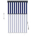 Jaluzea tip rulou de exterior, albastru și alb, 100 x 250 cm - WALTI WALTI
