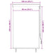 Jaluzea tip rulou de exterior, albastru și alb, 100 x 250 cm - WALTI WALTI