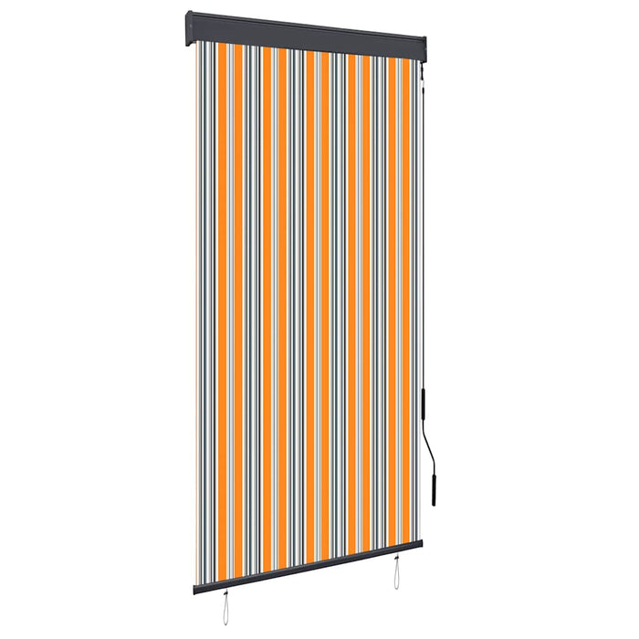 Jaluzea tip rulou de exterior, galben și albastru, 100 x 250 cm - WALTI WALTI