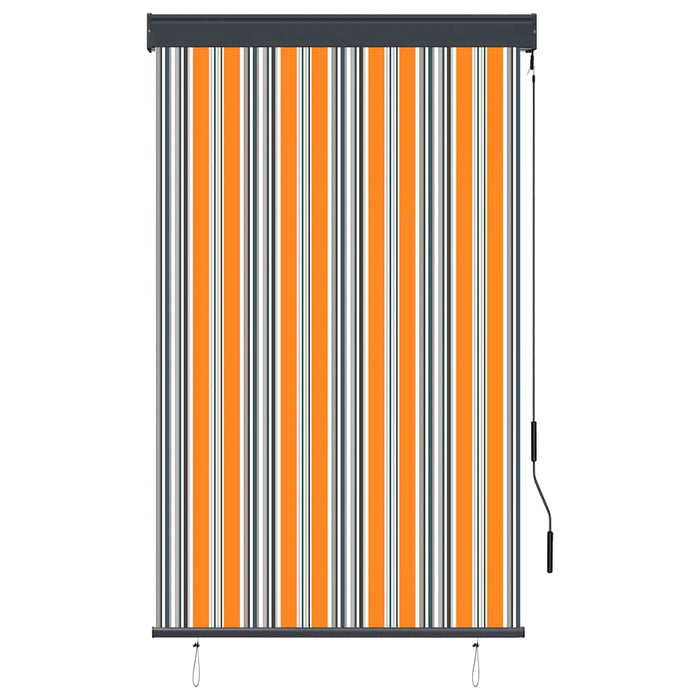 Jaluzea tip rulou de exterior, galben și albastru, 100 x 250 cm - WALTI WALTI