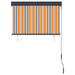 Jaluzea tip rulou de exterior, galben și albastru, 100 x 250 cm - WALTI WALTI