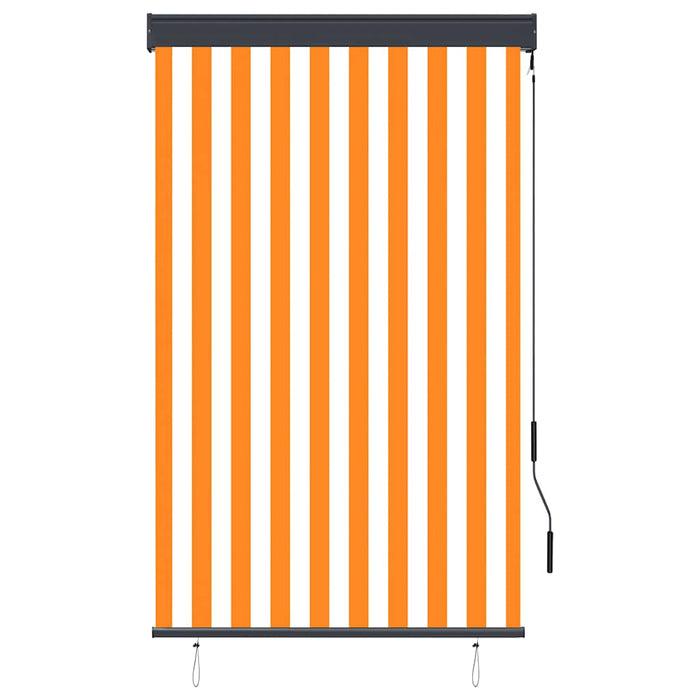 Jaluzea tip rulou de exterior, alb și portocaliu, 100 x 250 cm - WALTI WALTI