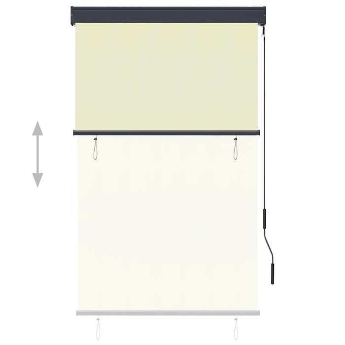 Jaluzea tip rulou de exterior, crem, 100 x 250 cm - WALTI WALTI