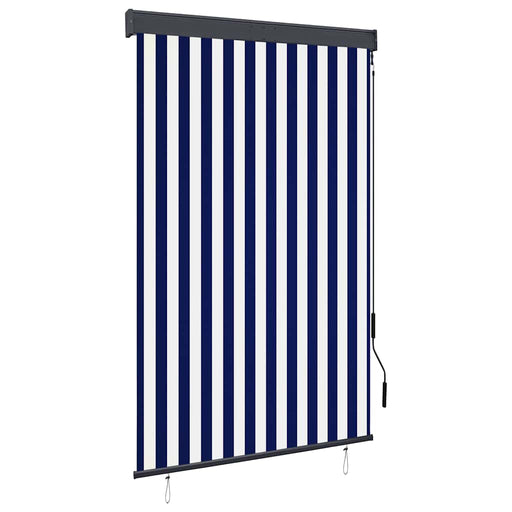Jaluzea tip rulou de exterior, albastru și alb, 120 x 250 cm - WALTI WALTI