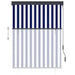 Jaluzea tip rulou de exterior, albastru și alb, 120 x 250 cm - WALTI WALTI