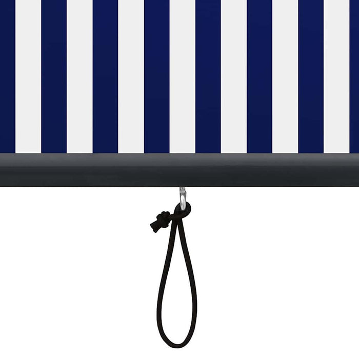 Jaluzea tip rulou de exterior, albastru și alb, 120 x 250 cm - WALTI WALTI