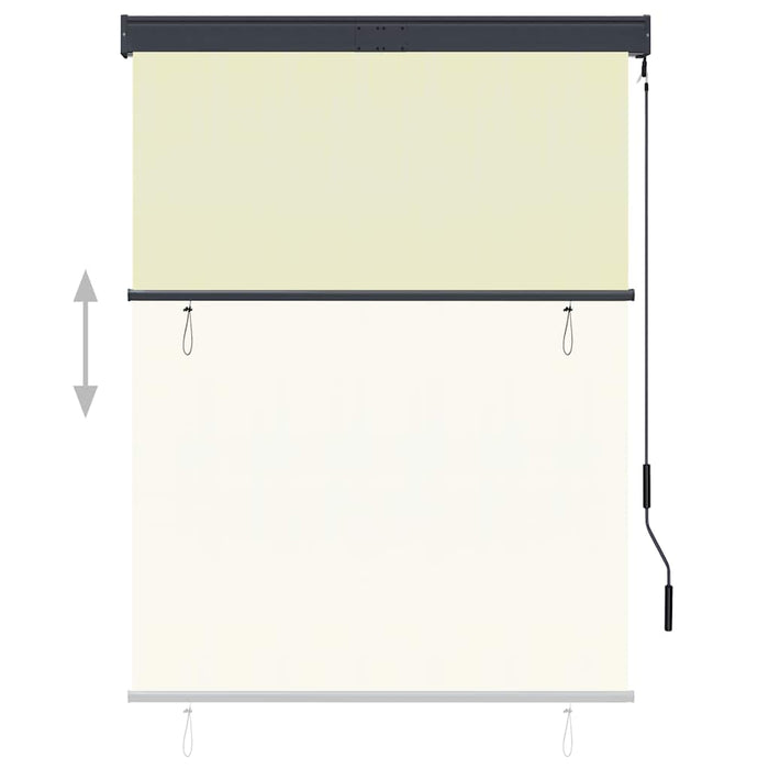 Jaluzea tip rulou de exterior, crem, 120 x 250 cm - WALTI WALTI