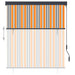Jaluzea tip rulou de exterior, galben și albastru, 140 x 250 cm - WALTI WALTI