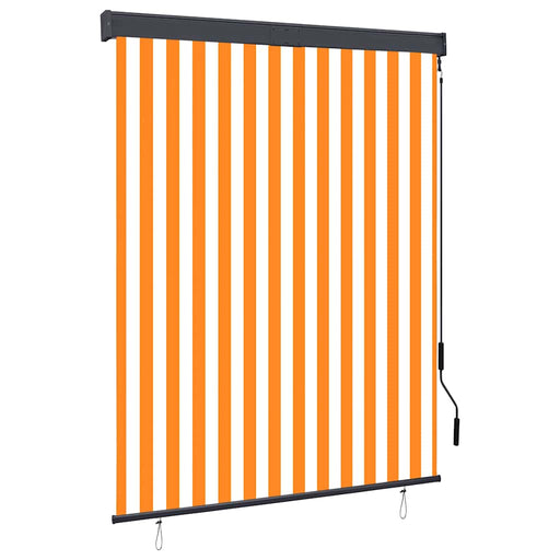Jaluzea tip rulou de exterior, alb și portocaliu, 140 x 250 cm - WALTI WALTI