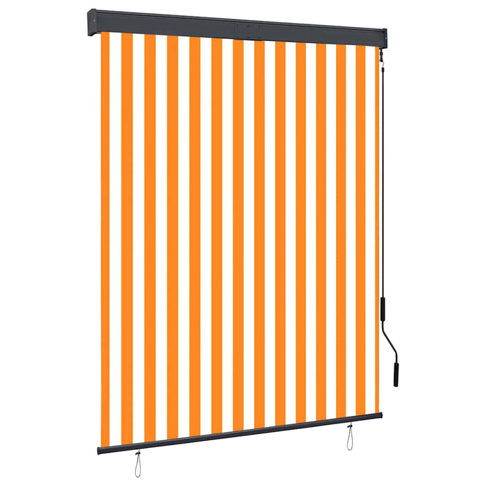 Jaluzea tip rulou de exterior, alb și portocaliu, 140 x 250 cm - WALTI WALTI