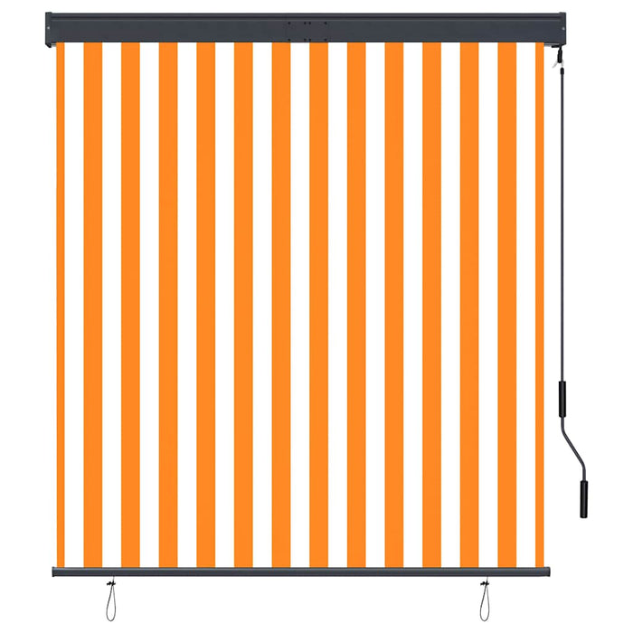 Jaluzea tip rulou de exterior, alb și portocaliu, 140 x 250 cm - WALTI WALTI