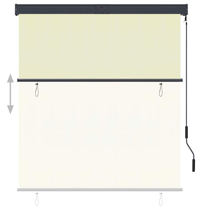 Jaluzea tip rulou de exterior, crem, 140 x 250 cm - WALTI WALTI