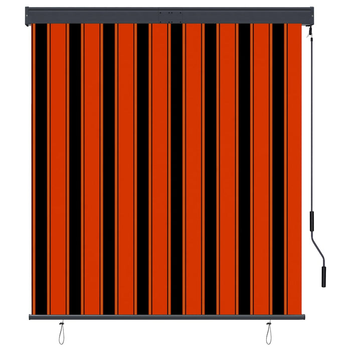 Jaluzea tip rulou de exterior, portocaliu și maro, 140 x 250 cm - WALTI WALTI