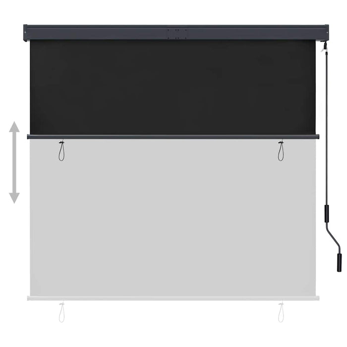 Jaluzea tip rulou de exterior, antracit, 160 x 250 cm - WALTI WALTI