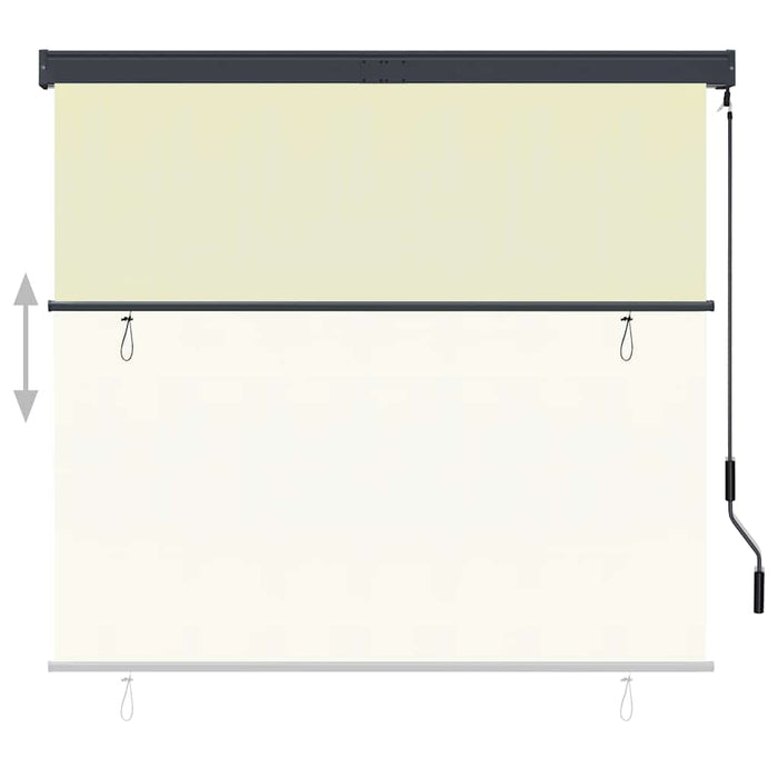 Jaluzea tip rulou de exterior, crem, 160 x 250 cm - WALTI WALTI
