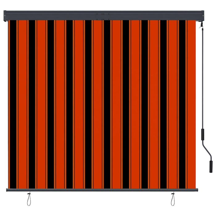 Jaluzea tip rulou de exterior, portocaliu și maro, 160 x 250 cm - WALTI WALTI